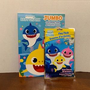 Pinkfong Baby Shark Coloring book and Play pack